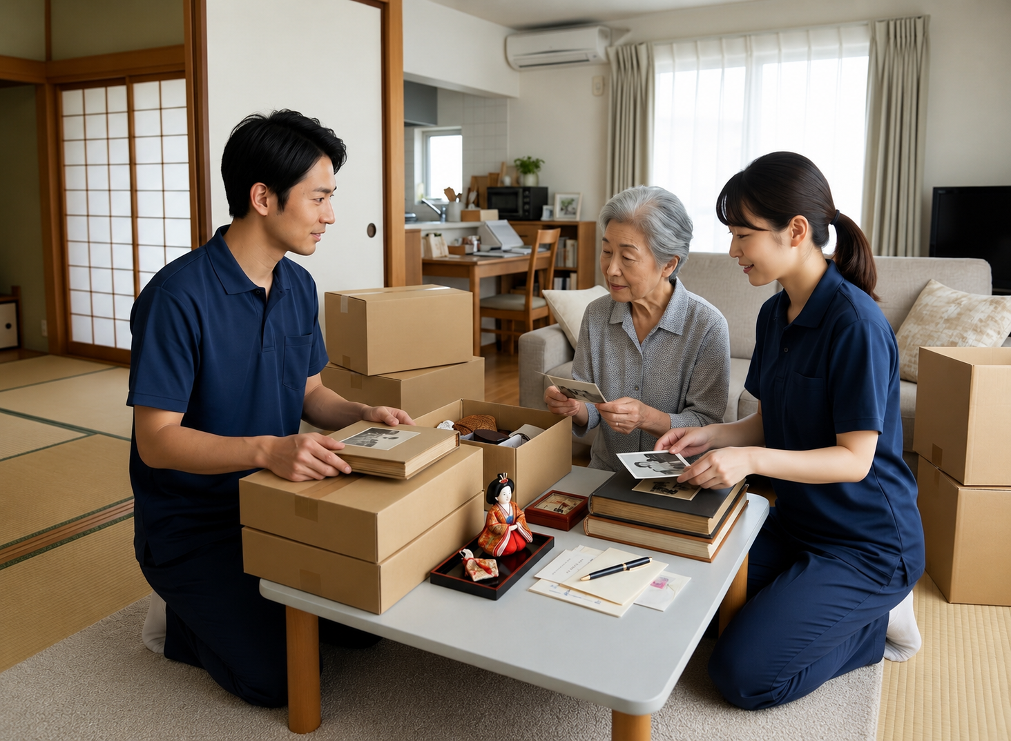 高齢者の生活をより豊かにする整理運搬サービス