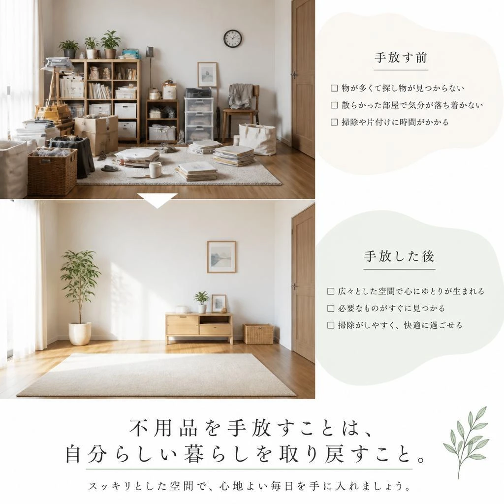 2. 不用品処分のメリット