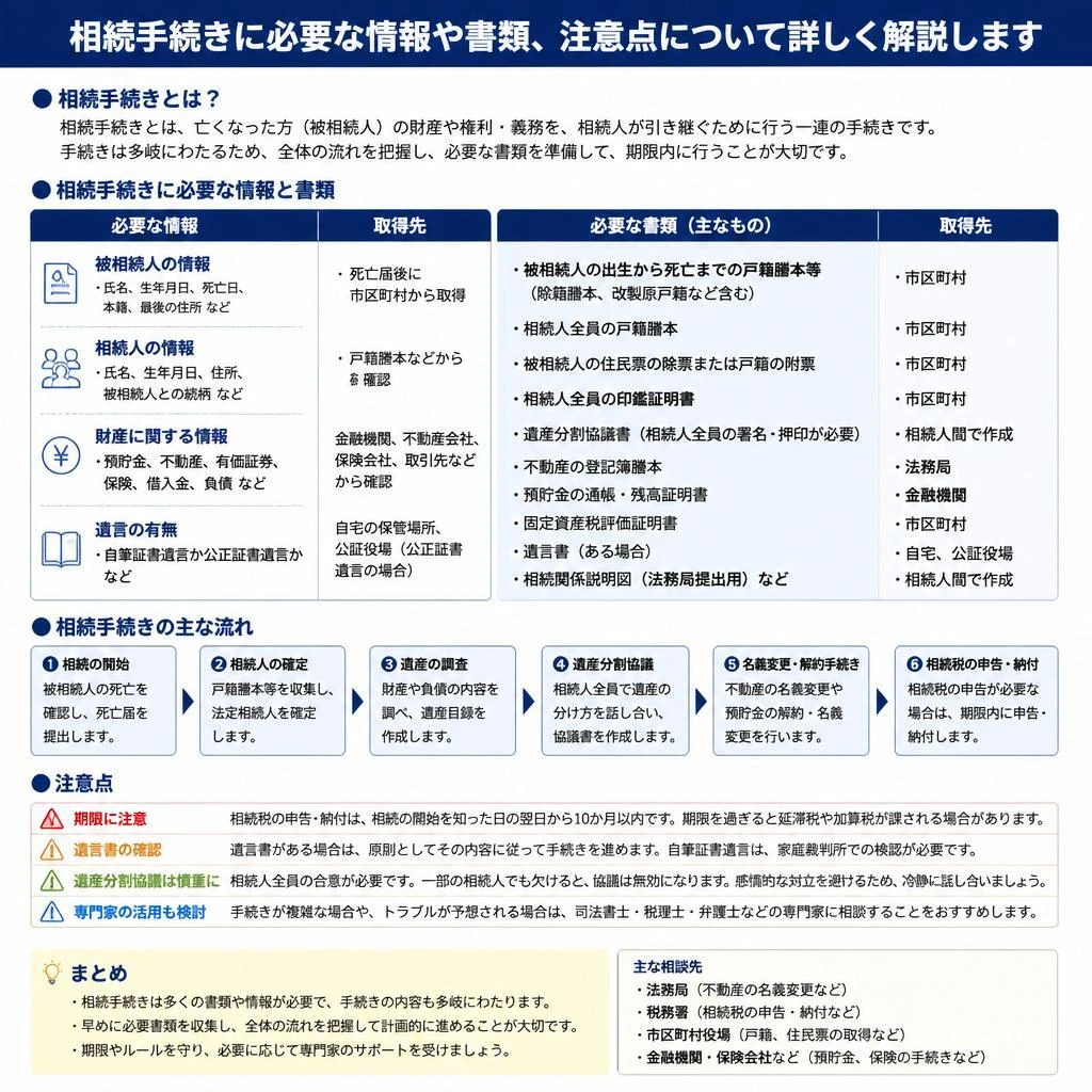 5. 相続手続きの流れ